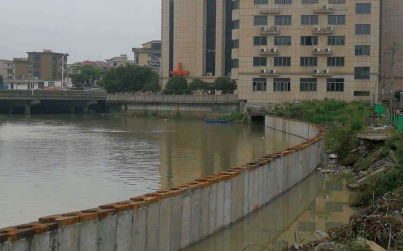 浙江溫州烏牛鎮(zhèn)河道護岸工程